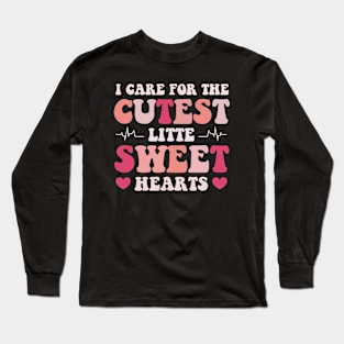 Caring for the Cutest Little Sweethearts Long Sleeve T-Shirt